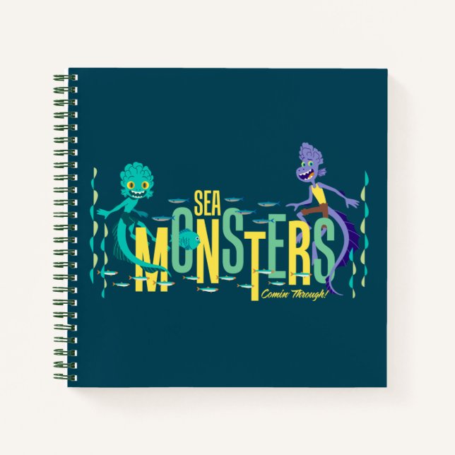 Luca | Sea Monsters Comin' Through! Notebook (Front)