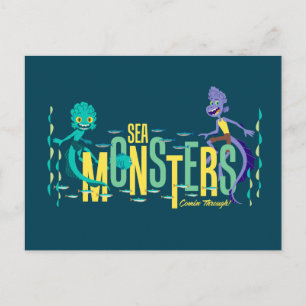 Luca Sea Monsters Comin' Through! Postcard