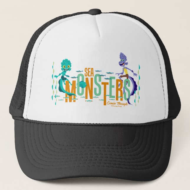 Luca | Sea Monsters Comin' Through! Trucker Hat (Front)