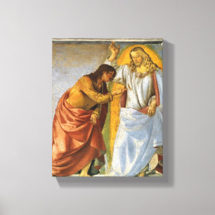 Luca Signorelli: Christ and the Doubting Thomas Canvas Print