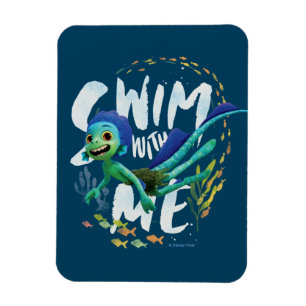 Luca   Swim With Me Magnet