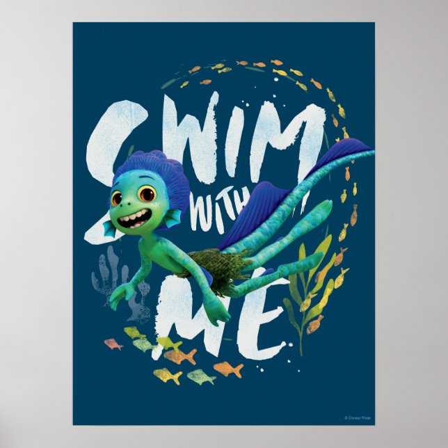 Luca | Swim With Me Poster (Front)