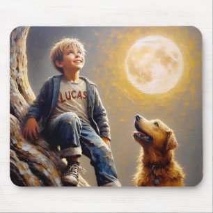 LUCAS ~ Birthday Golden Retriever ~ Mousepad