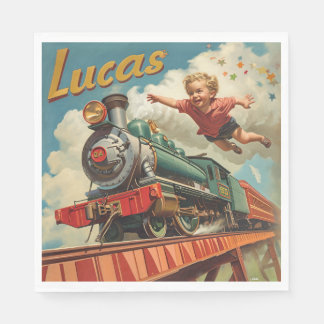 Lucas Birthday Napkin