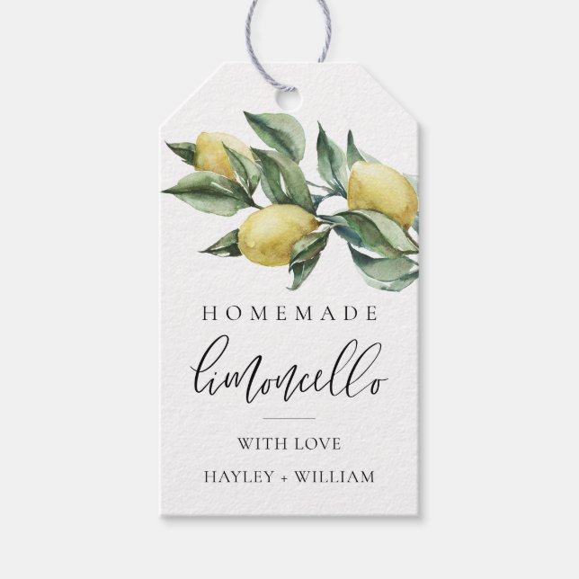 Lucas Limoncello Gift Tags (Front)