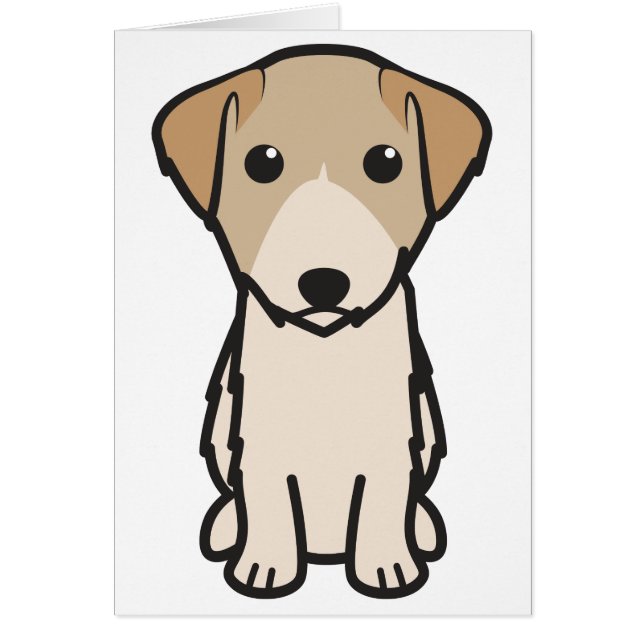 Lucas Terrier Dog Cartoon (Front)