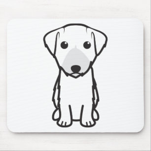 Lucas Terrier Dog Cartoon Mouse Pad
