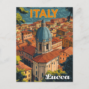 Lucca, Italy  Postcard