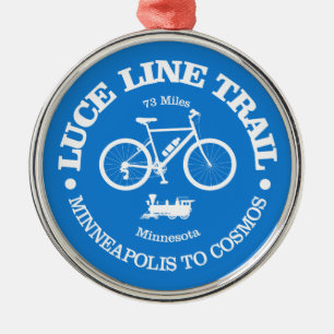 Luce Line Trail (cycling) Metal Ornament
