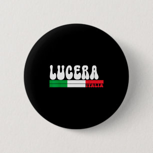 Lucera City Italia Vintage Italy Flag For Travel L 2 Inch Round Button