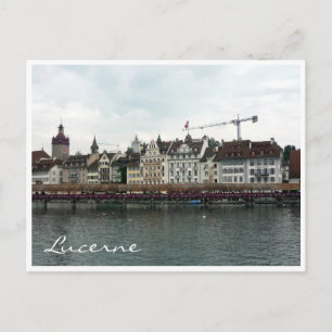 lucerne swiss postcard