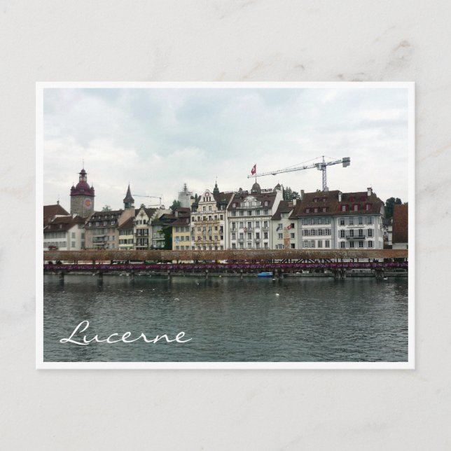 lucerne swiss postcard (Front)