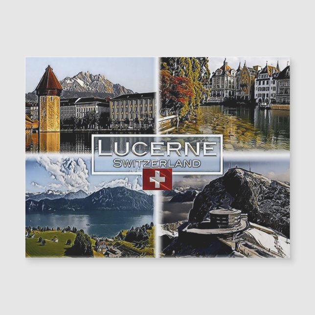 Lucerne - Switzerland - Mosaic - (Front)