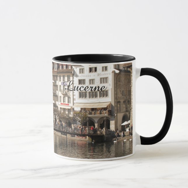Lucerne Switzerland Mug (Right)