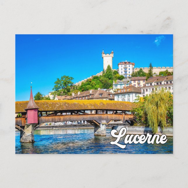 Lucerne, Switzerland Postcard (Front)