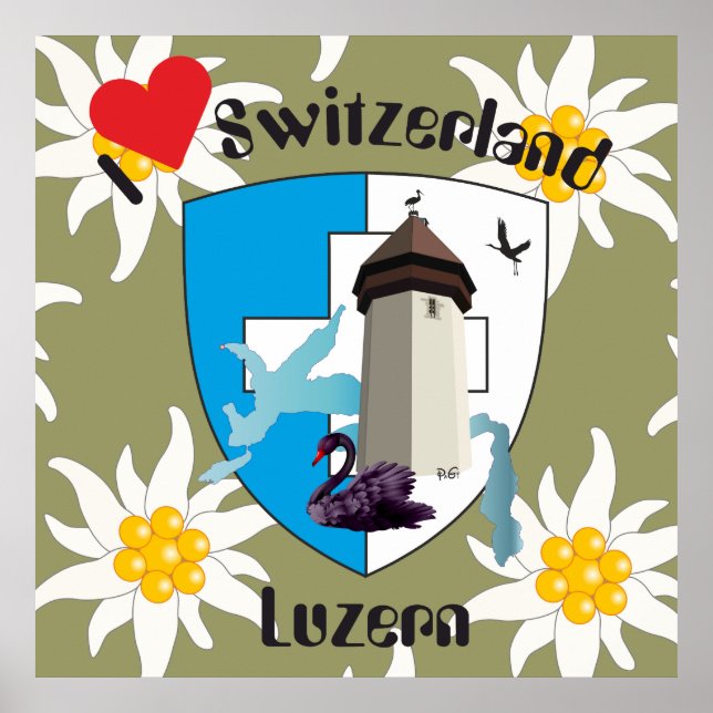 Lucerne Switzerland Poster (Front)