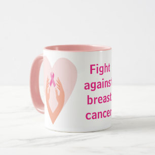 Lucha contra el cáncer de mama mug