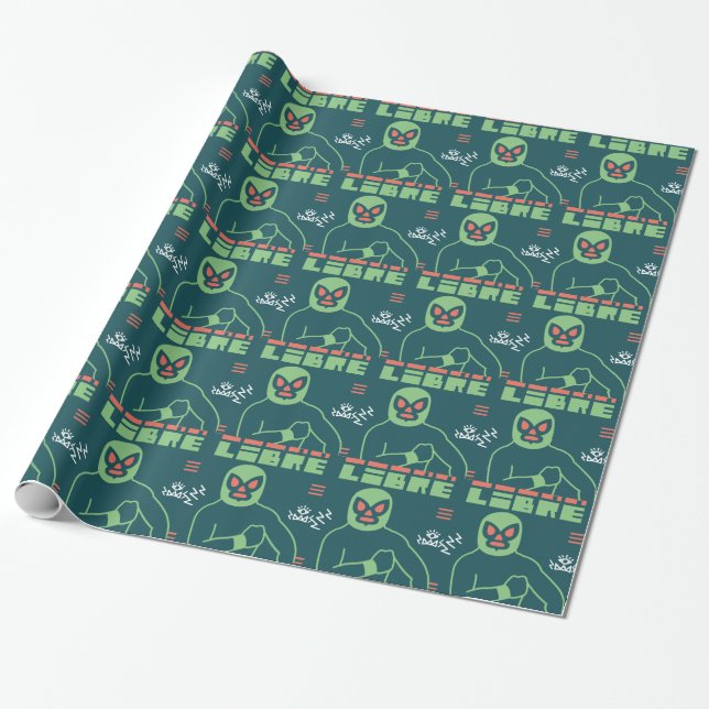 LUCHA LIBRE#120 WRAPPING PAPER (Unrolled)