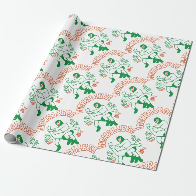 LUCHA LIBRE#126 WRAPPING PAPER (Unrolled)