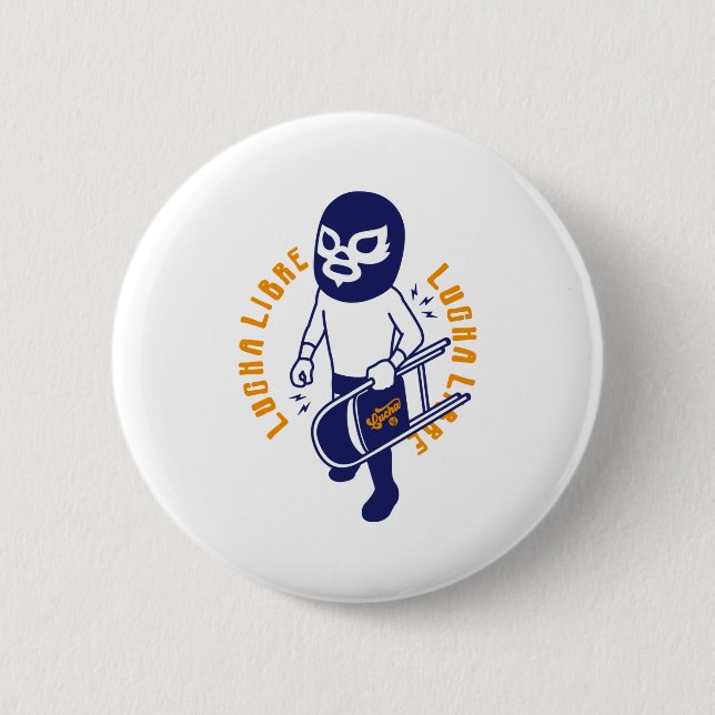 LUCHA LIBRE#131 2 INCH ROUND BUTTON (Front)