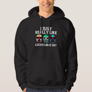 Lucha Libre  For Men Women Mexican Wrestling Mask Hoodie