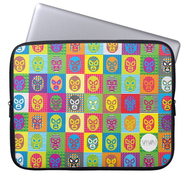 Lucha Libre Laptop Sleeve (Front)