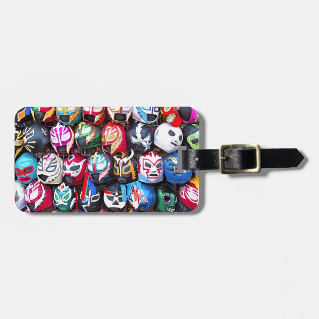 Lucha Libre Luggage Tag (Front Horizontal)