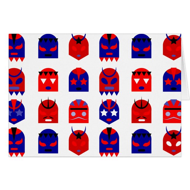 lucha libre masks (Front Horizontal)