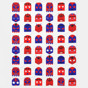 lucha libre masks blanket