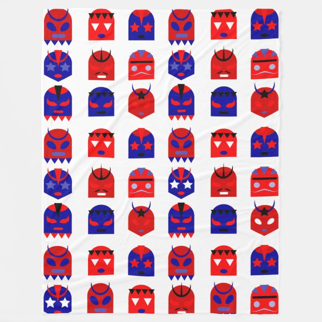 lucha libre masks blanket (Front)