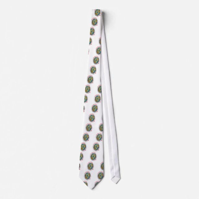 Lucha Libre Mexican Wrestling Mask Tie (Front)