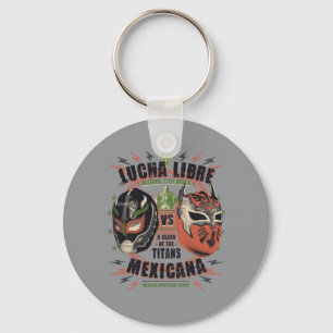 Lucha Libre Mexico Wrestling Luchador Mask Nacho Keychain