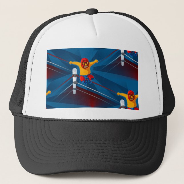 luchador trucker hat (Front)
