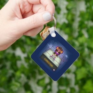 Luchadora Lucha Libre Mexican Wrestling Mug Keychain