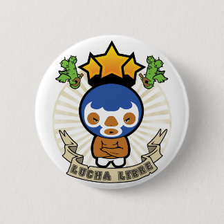 Luchadore 2 Inch Round Button