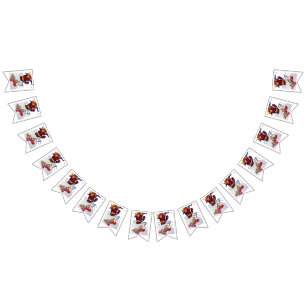 Luchadores Bunting Flags