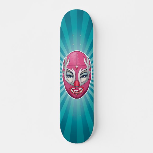 Luchagirl Skateboard (Front)