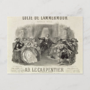 Lucia de Lammermoor' the opera Postcard