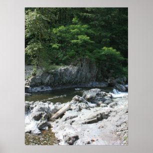 Lucia Falls portrait Poster