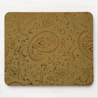 Lucia Gold Mouse Pad