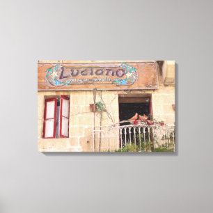 Luciano's Pizza Canvas Print
