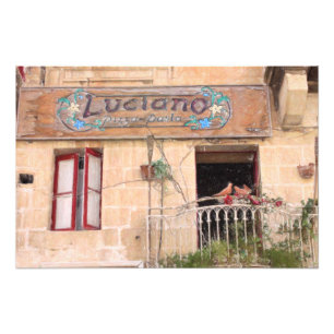 Luciano's Pizza Photo Print
