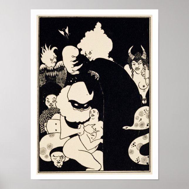 Lucian's Strange Creatures, illustration from 'Luc Poster (Front)