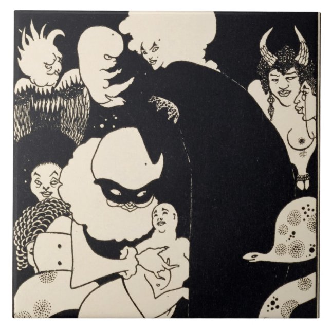 Lucian's Strange Creatures, illustration from 'Luc Tile (Front)