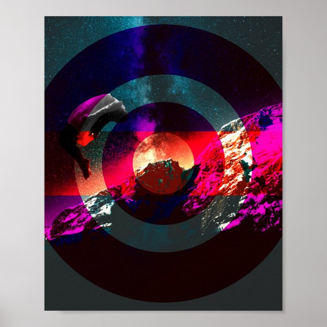 Lucid Dreaming Original Digital Collage Poster (Front)