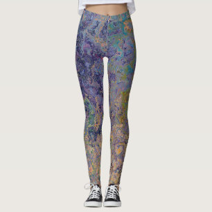 Lucid Dreams Alcohol Ink Abstract Leggings