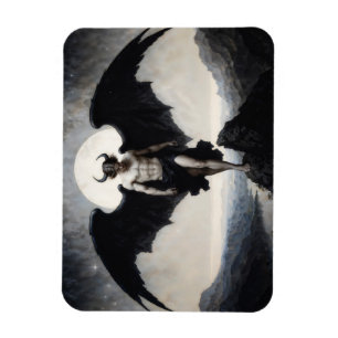 Lucifer Dark Fantasy Magnet