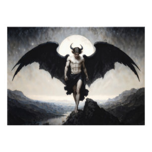Lucifer Dark Fantasy Photo Print