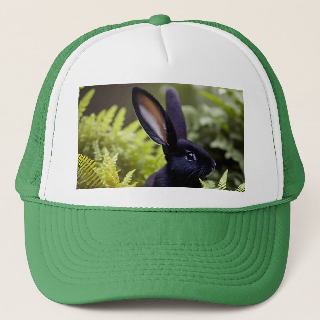 Lucifer Le Petit Lapin Noir, Casquette Truckers (Devant)