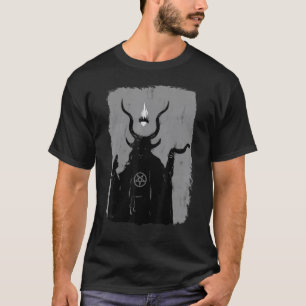 Lucifer Light Bearer Satanic Occult Baphomet Goat T-Shirt